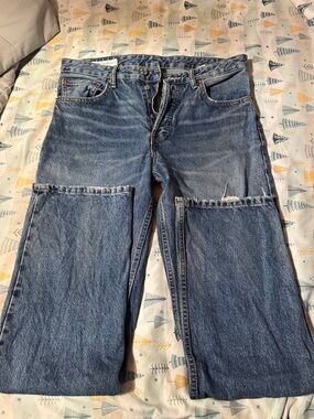 Zara straight Blue Denim Jeans